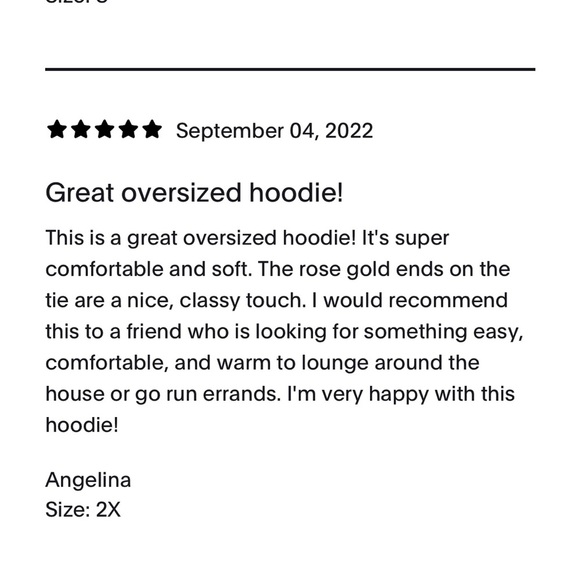 Savage X Fenty Royal Boss Blue Longsleeve Oversized Xssential Drawstring Hoodie - Picture 5 of 14